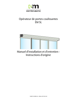 Entrematic EMSL Manuel utilisateur