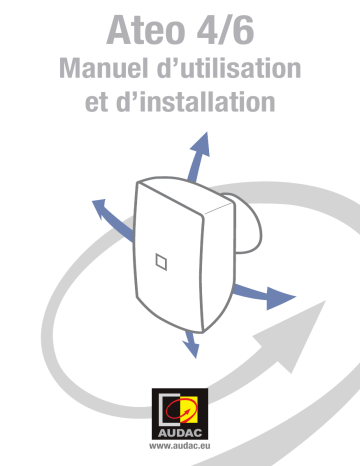 ATEO4 | AUDAC ATEO6 Wall speaker  Manuel utilisateur | Fixfr