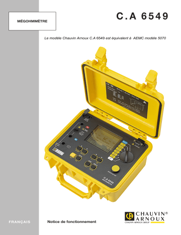 AEMC 5070 Manuel utilisateur | Fixfr