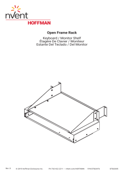 nvent Pullout Keyboard Tray Manuel utilisateur