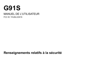 Blu G91S Manuel du propriétaire | Fixfr