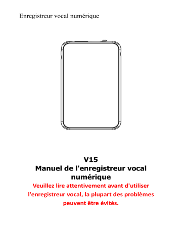 Telefo 64Go Enregistreur Vocal Numérique Manuel utilisateur | Fixfr