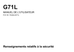 Blu G71L Manuel du propri&eacute;taire