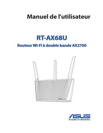 Asus RT-AX68U 4G LTE / 3G Router Manuel utilisateur | Fixfr