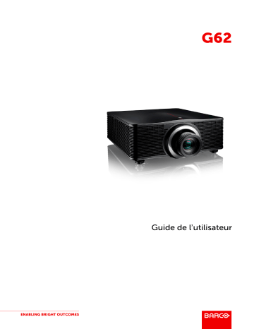 G62-W9 | Barco G62-W11 Mode d'emploi | Fixfr