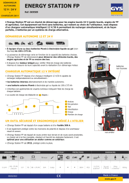 GYS ENERGY STATION FP (Booster) Fiche technique