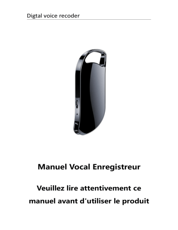 Vandlion 64Go Enregistreur Vocal Manuel utilisateur | Fixfr