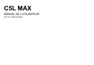 Blu C5L MAX Manuel du propriétaire | Fixfr