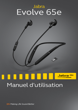 Jabra Evolve 65e MS Manuel utilisateur