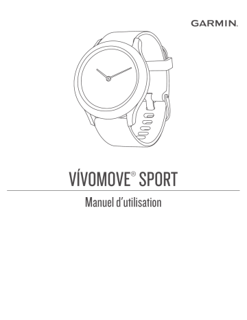 Garmin Vivomove Sport Mode d'emploi | Fixfr
