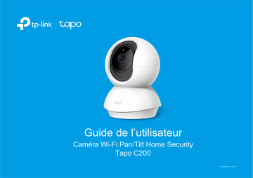 TP-LINK Tapo Caméra Surveillance WiFi Manuel utilisateur | Fixfr