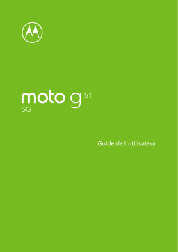 Motorola MOTO G51 5G Manuel utilisateur