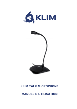 KLIM ™ Talk Manuel utilisateur