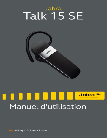 Talk 15 SE | Jabra Talk 15 Manuel utilisateur | Fixfr