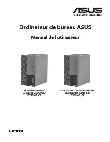 Asus ExpertCenter D7 Mini Tower (D700MD) Tower PC Manuel utilisateur | Fixfr