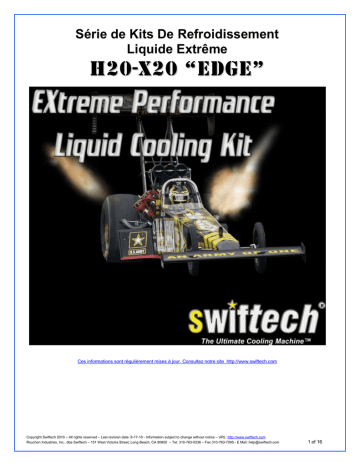 swiftech H20 X20 EDGE SERIES Liquid Cooling Kit Guide d'installation | Fixfr