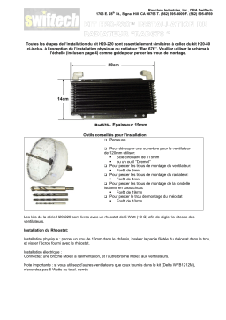 swiftech H20 220 Liquid Cooling Kit Guide d'installation