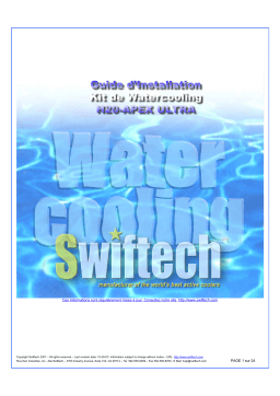 swiftech H20 220 APEX ULTRA REV2 Liquid Cooling Kit Guide d'installation