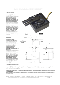 swiftech MCP350 Pump Guide d'installation