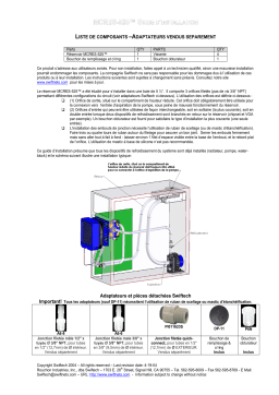 swiftech MCRES 525 Reservoir Guide d'installation