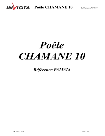Invicta Chamane 10 Cast-Iron Wood Stove spécification | Fixfr