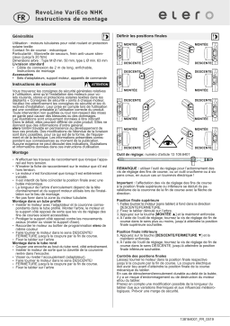 elero VariEco NHK Mode d'emploi