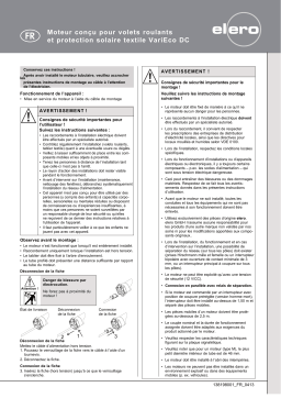 elero VariEco DC Mode d'emploi