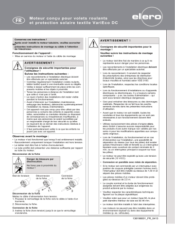 elero VariEco DC Mode d'emploi | Fixfr