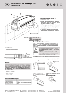 elero Aero Mode d'emploi