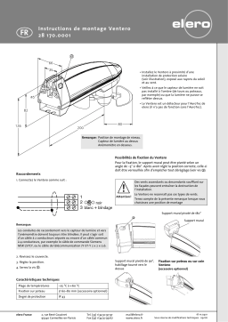 elero Ventero Mode d'emploi