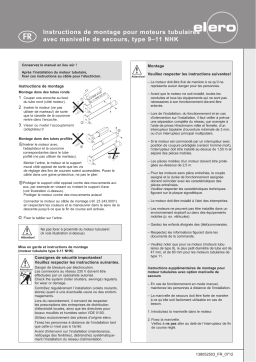 elero Type 9 - 11 NHK Mode d'emploi