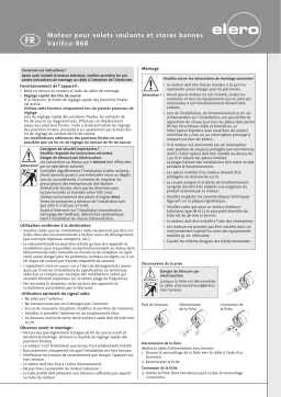 elero VariEco-868 Mode d'emploi