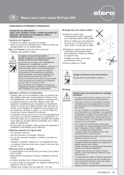 elero RolTop J-868 Mode d'emploi