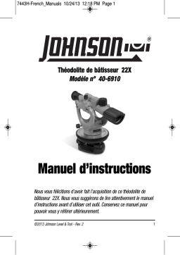 Johnson Level 40-6705 Manuel du propriétaire