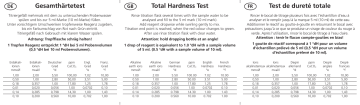 Lovibond Test Kits Total Hardness Test Manuel utilisateur | Fixfr