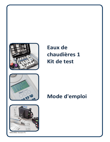 Lovibond Boiler Water Test Kit 1 Manuel utilisateur | Fixfr