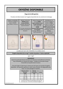 Lovibond Rapid Tests MA-K27250-KW Manuel utilisateur