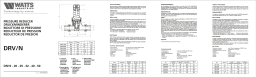 Watts DRVM Diaphragm Pressure Reducing Valve Guide d'installation