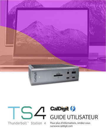 CalDigit TS4 Dock Manuel utilisateur | Fixfr