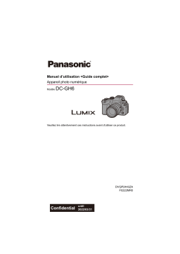 Panasonic DCGH6PP Mode d'emploi