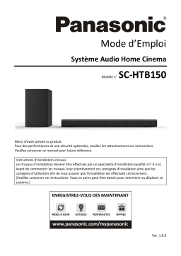 Panasonic SCHTB150 Mode d'emploi