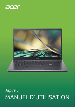 Acer Aspire A515-57 Notebook Manuel utilisateur