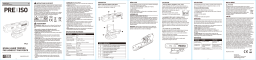 Prexiso P1L1 LINE AND POINT LASER LEVEL Manuel utilisateur