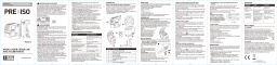 Prexiso P2LC15 CROSS LINE LASER LEVEL WITH PLUMB POINTS Manuel utilisateur