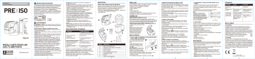 Prexiso P2LC15 CROSS LINE LASER LEVEL WITH PLUMB POINTS Manuel utilisateur | Fixfr