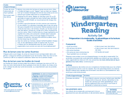 Learning Resources Skill Builders! Kindergarten Reading Mode d'emploi