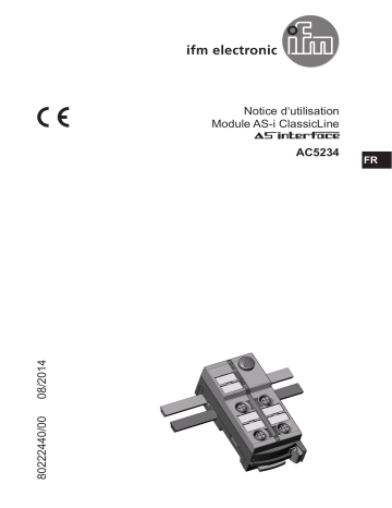 IFM AC5234 AS-Interface ClassicLine module Mode d'emploi | Fixfr