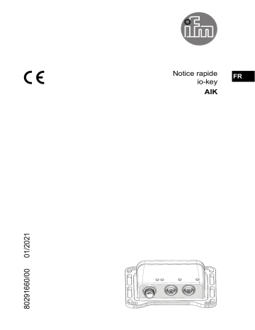 IFM AIK050 Wireless IoT gateway Manuel utilisateur | Fixfr