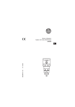 IFM LR2050 Continuous level sensor (guided wave radar) Mode d'emploi