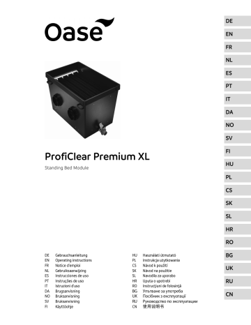 OASE 87166 ProfiClear Prem. Standing Bed Module XL Manuel utilisateur | Fixfr
